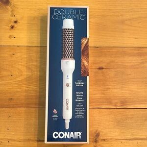 *NIBWT* Conair Double Ceramic Thermal Brush, 1 1/4”